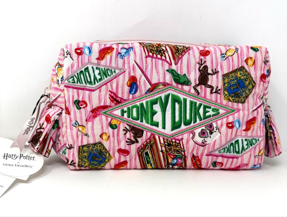 Vera Bradley Harry Potter Honeydukes Medium Cosmetic Makeup Bag Pouch EXACT NWT